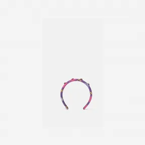 范思哲/Versace 儿童女孩系列 Medusa Tartan Kids发带 1006830-1A08674-5L020