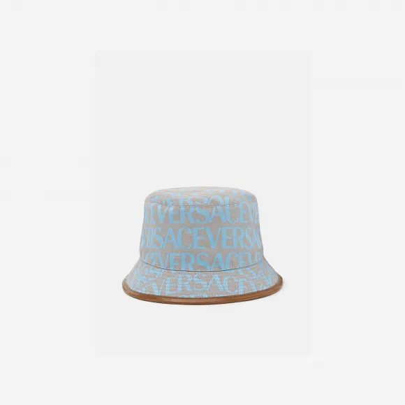 范思哲/Versace Men's Allover渔夫帽 1009612-1A08006-2KB10