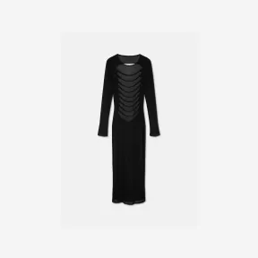 范思哲/Versace Women's 镂空针织长裙 1009826-1A07009-1B000