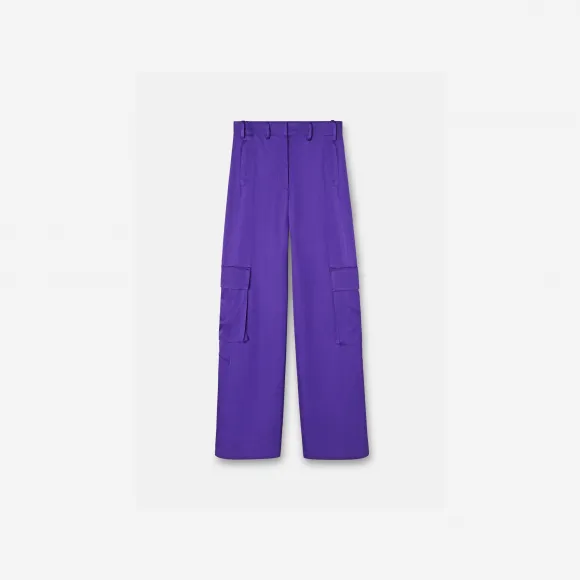 范思哲/Versace Women's 阔腿工装裤 1009844-1A06838-1LD60