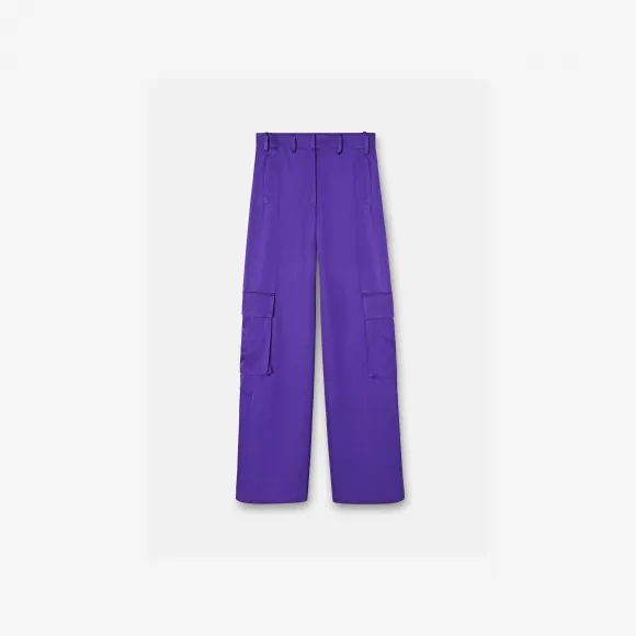 范思哲/Versace Women's 阔腿工装裤 1009844-1A06838-1PM60