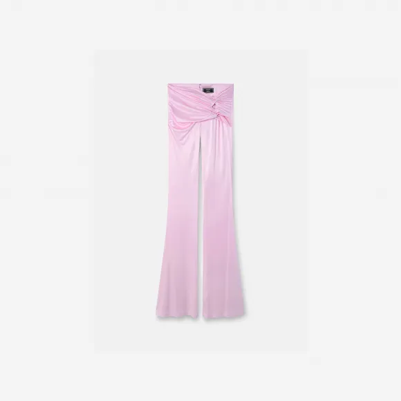 范思哲/Versace Women's 扭结喇叭裤 1012827-1A00572-1P590