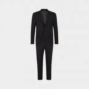 范思哲/Versace 修身版型羊毛西装 - 黑色 西服正装 A77301-A222396_A008