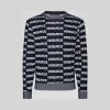 范思哲/Versace 修身版Logo图案毛衣 A82713-A230592_A225H