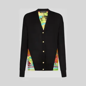 范思哲/Versace Voyage Barocco印花嵌饰开衫 A83221-A230373_A1008