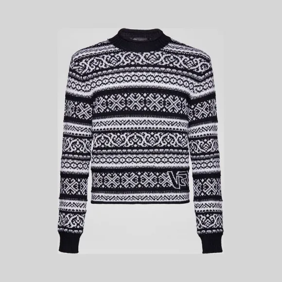 范思哲/Versace 针织提花毛衣 A83393-A230554_A229C