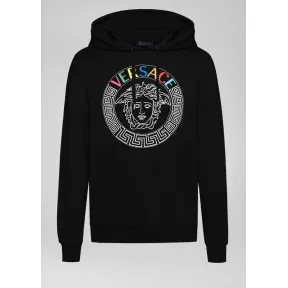 范思哲/Versace 彩色美杜莎Logo帽衫 A83506-A227994_A008