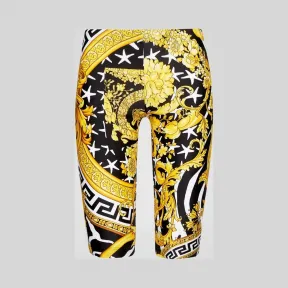 范思哲/Versace Savage Barocco印花自行车短裤 A84172-A231251_A7900