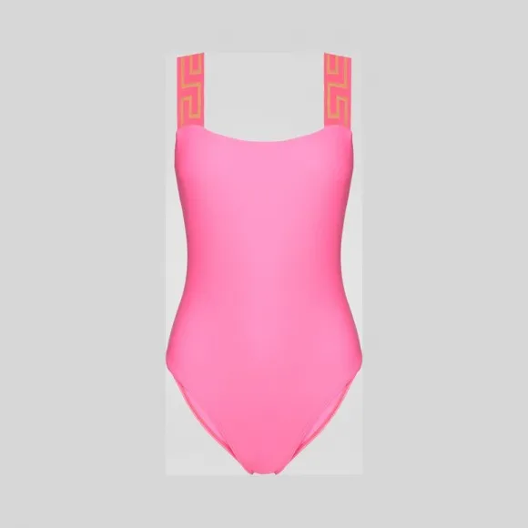 范思哲/Versace Greca Border一体式泳衣 ABD01098-AX00010_A1230
