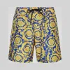 Versace  Gold Barocco印花泳裤 ABU05021-A233170_A7633