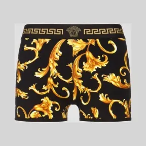 范思哲/Versace Barocco印花运动短裤 AGD03004-AC00336_A732D