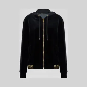 范思哲/Versace Greca Border棉-莫代尔帽衫 AGD15010-AC00344_A1008