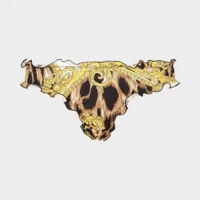 范思哲/Versace Barocco Animalier印花桑蚕丝内裤 AUD05055-AS00289_A7001