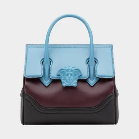 范思哲/Versace Palazzo Empire 系列中型手提包 - 蓝 手柄包 DBFF452-DSTVT_K4QJC