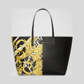 范思哲/Versace Savage Barocco印花柔软托特包 DBFG483-DV2WGV_DNOBT
