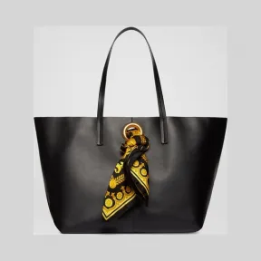 范思哲/Versace Barocco印花饰带托特包 DBFG590-DV3FB_DNMOT