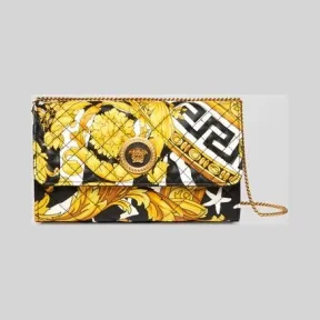 范思哲/Versace Savage Barocco印花Icon大号晚宴包 DBSG377-D3NTWG_DNOBT