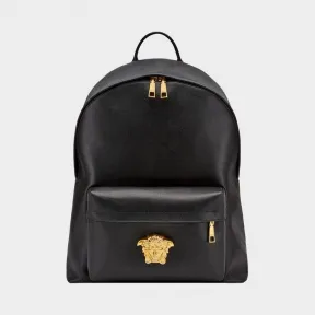 范思哲/Versace Saffiano皮革Palazzo双肩包 DFZ5350-DCASP_D41OH