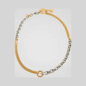 范思哲/Versace 美杜莎安全别针项链 DG17727-DJMT_D00HP