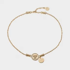 范思哲/Versace 水晶美杜莎吊坠项链 DG1F356-DJMX_D0OC