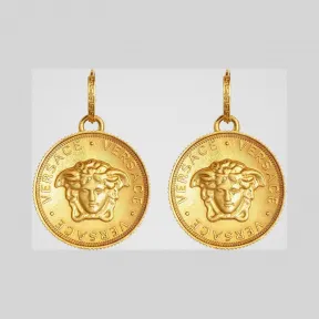 范思哲/Versace Bit Versace吊坠美杜莎耳坠 DG2G670-DJMT_KOT