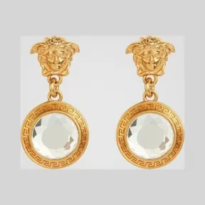 范思哲/Versace Medusa Gioia圆形耳环 DG2H059-DJMX_KCOT