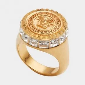 范思哲/Versace 美杜莎微晶戒指 DG57353-DJMX_KCOT