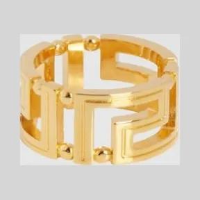 范思哲/Versace 希腊回形纹戒指 DG57594-DJMT_D00H