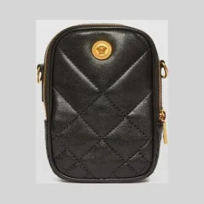 范思哲/Versace 绗缝皮革斜挎包 DL27693-DNATR3_K41OT