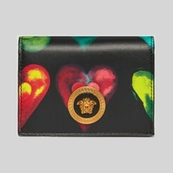 范思哲/Versace Love Versace印花折叠钱包 DPDG704-D2VRH_DNMOT