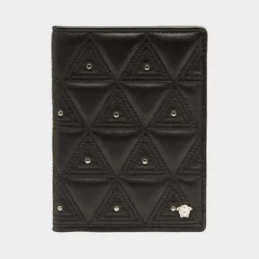 范思哲/Versace 压印三角护照夹 - 黑色 DPU6061-DNTTB_D41P
