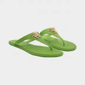 范思哲/Versace 美杜莎 Palazzo 系列夹趾凉鞋 - 绿色 凉鞋 DSR257C-DGOM8_D3HOC