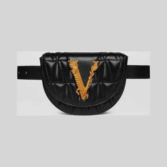 范思哲/Versace Virtus绗缝腰包 DV3G984-DNATR4_K41TP