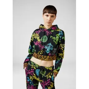 范思哲/Versace Mixed印花短身帽衫 EB6HUB775-ESL300_E899