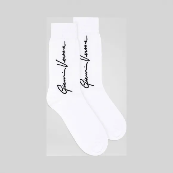 Versace  GV Signature图案短袜 ICZ0003-A233176_I4D1