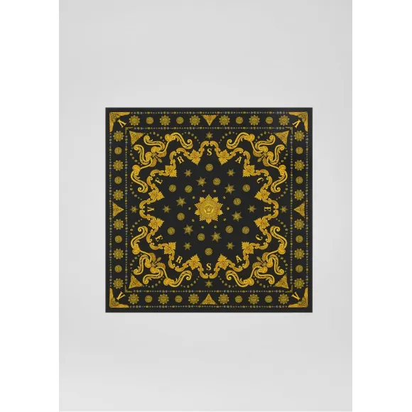 Versace  Barocco Western棉质方巾 IFO4501-A233146_A7008