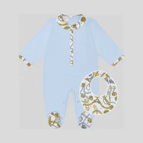 Versace  Jewel印花婴儿套装 YE000115-A232342_A7350