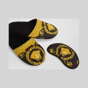 范思哲/Versace I ♡ Baroque拖鞋和眼罩套装 ZKIT00001-ZCOSP000_Z4042