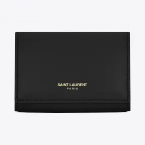伊夫圣罗兰/Yves Saint laurent 经典SAINT LAURENT PARIS黑色皮革钥匙包 360432C150