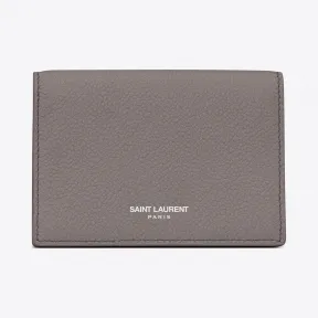 伊夫圣罗兰/Yves Saint laurent 经典圣罗兰巴黎式名片套，采用雾状皮革 360433B680N1202