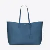伊夫圣罗兰/Yves Saint laurent SHOPPING bag in denim blue leather 3941