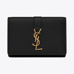 伊夫圣罗兰/Yves Saint laurent YSL黑色皮革钥匙包  438963BJ50J1000