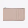 伊夫圣罗兰/Yves Saint laurent 5 FRAGMENTS zip pouch in pink grained l