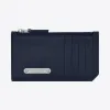 伊夫圣罗兰/Yves Saint laurent ID FRAGMENTS拉链小包采用深蓝色皮革制成 462346DV70E41