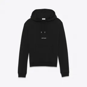 伊夫圣罗兰/Yves Saint laurent saint laurent经典黑色毛圈连帽卫衣 464581YB2PG1000