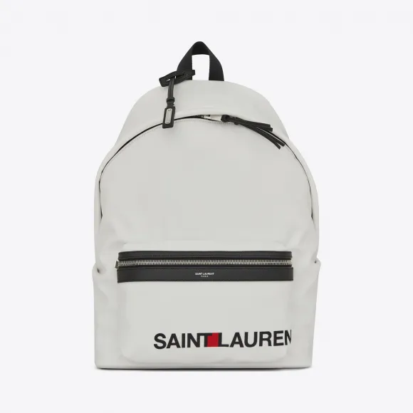 伊夫圣罗兰/Yves Saint laurent CITY SAINT LAURENT Print Backpack in wh