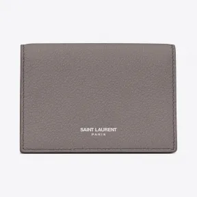 伊夫圣罗兰/Yves Saint laurent 经典圣罗兰巴黎式名片套，采用雾状皮革 468994B680N1202