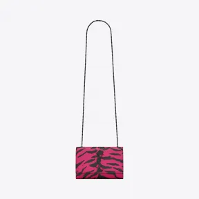 伊夫圣罗兰/Yves Saint laurent KATE 小号虎纹印花粒面压花真皮包 4693901JC7U5563