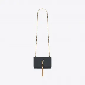 伊夫圣罗兰/Yves Saint laurent Kate 小号流苏粒面压花真皮包 474366BOW0J1251