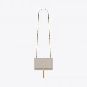 伊夫圣罗兰/Yves Saint laurent Kate 小号真皮流苏穗颗粒纹理压花真皮包 474366BOW0J9207